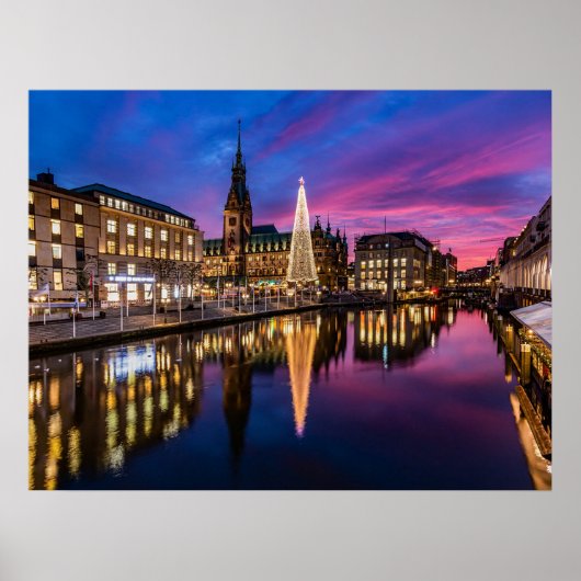 Hamburg Duitsland Poster (Voorkant)