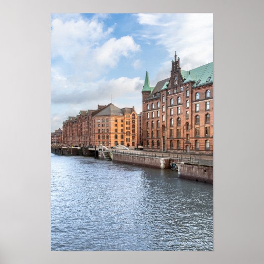 Hamburg Duitsland Poster (Voorkant)
