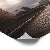 Hamburg Duitsland Poster (Hoek)