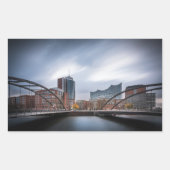 Hamburg Duitsland Rechthoekige Sticker (Voorkant)