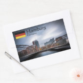 Hamburg Duitsland Rechthoekige Sticker (Envelop)