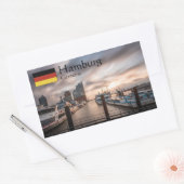 Hamburg Duitsland Rechthoekige Sticker (Envelop)
