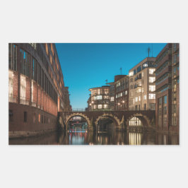 Hamburg Duitsland Rechthoekige Sticker