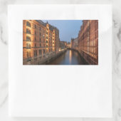 Hamburg Duitsland Rechthoekige Sticker (Tas)