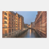 Hamburg Duitsland Rechthoekige Sticker (Voorkant)