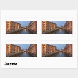 Hamburg Duitsland Rechthoekige Sticker