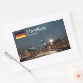 Hamburg Duitsland Rechthoekige Sticker (Envelop)