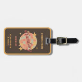 Hamburg Duitsland Retro Vintage Reizen Bagagelabel (Voorkant horizontaal)