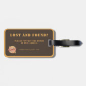 Hamburg Duitsland Retro Vintage Reizen Bagagelabel (Achterkant horizontaal)