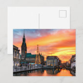 Hamburg, Duitsland, schilderachtig landschapsfoto Briefkaart (Voorkant / Achterkant)