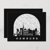Hamburg Duitsland Skyline Briefkaart (Voorkant / Achterkant)