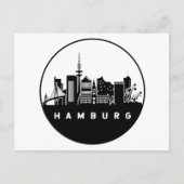 Hamburg Duitsland Skyline Briefkaart (Voorkant)