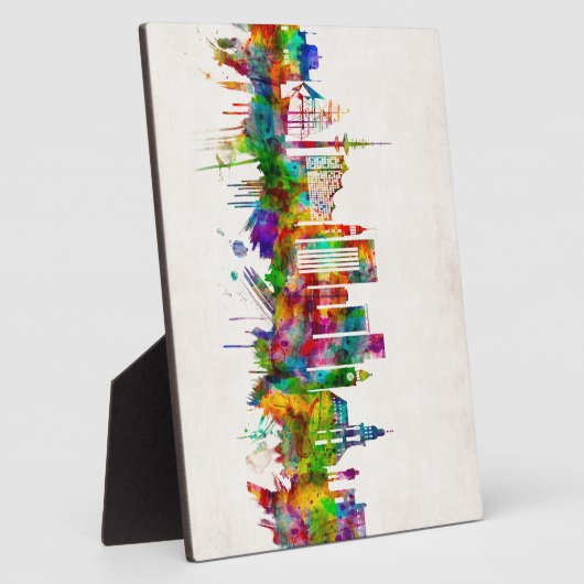 Hamburg Duitsland Skyline Fotoplaat (Zijkant)