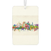 Hamburg Duitsland Skyline Luchtverfrisser (Achterkant)