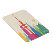 Hamburg Duitsland Skyline Magneet (Rechterzijde)