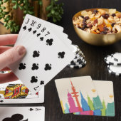 Hamburg Duitsland Skyline Pokerkaarten (Insitu)