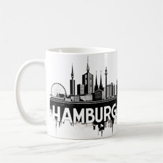 Hamburg Duitsland Skyline-stadsgezicht stedelijke  Koffiemok