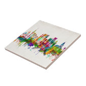 Hamburg Duitsland Skyline Tegeltje (Zijkant)