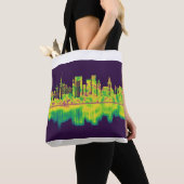 Hamburg Duitsland Skyline Tote Bag (Dichtbij)