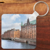 Hamburg Duitsland Sleutelhanger (Achterkant)