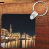 Hamburg Duitsland Sleutelhanger (Achterkant)