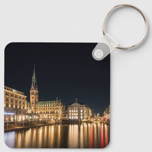 Hamburg Duitsland Sleutelhanger (Achterkant)