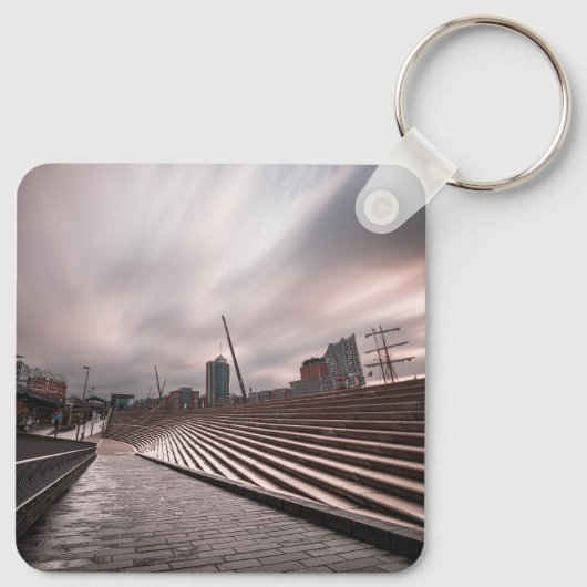 Hamburg Duitsland Sleutelhanger (Achterkant)