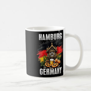 Hamburg Duitsland Souvenir Duitse vlag reizen Koffiemok