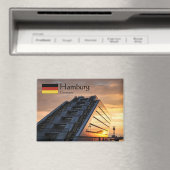 Hamburg Duitsland Souvenir Magneet (Insitu (Vaatwasser))