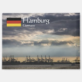 Hamburg Duitsland Souvenir Magneet (Voorkant)