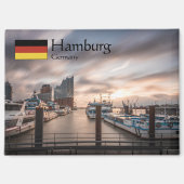 Hamburg Duitsland Souvenir Magneet (Voorkant)