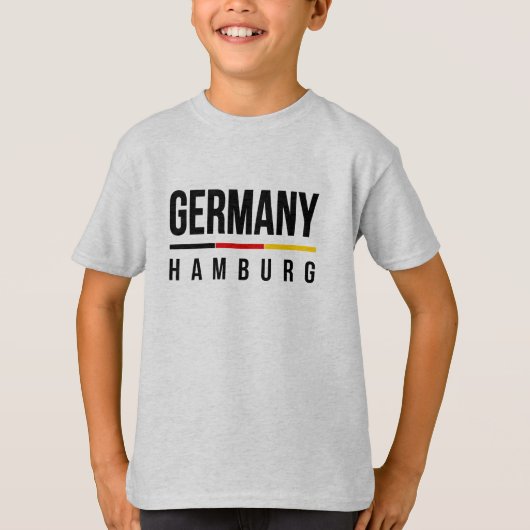 Hamburg Duitsland T-shirt (Voorkant)