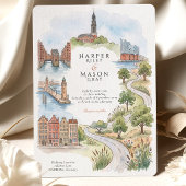 Hamburg Duitsland Trouwen Kaart
