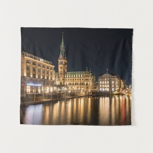 Hamburg Duitsland Wandkleed (Voorkant (horizontaal))