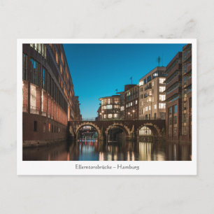 Hamburg Ellerntorsbrücke Briefkaart