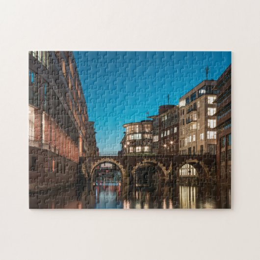Hamburg Ellerntorsbrücke Legpuzzel (Horizontaal)