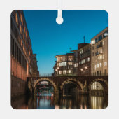 Hamburg Ellerntorsbrücke Metalen Ornament (Achterkant)