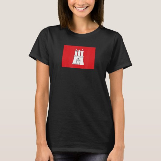Hamburg Flag T-shirt (Voorkant)