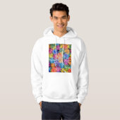 Hamburg Germany City Map Hoodie (Voorkant volledig)