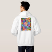 Hamburg Germany City Map Hoodie (Achterkant volledig)