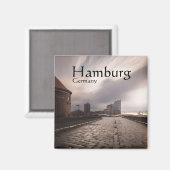Hamburg Germany Magnet (Voorkant / Achterkant)