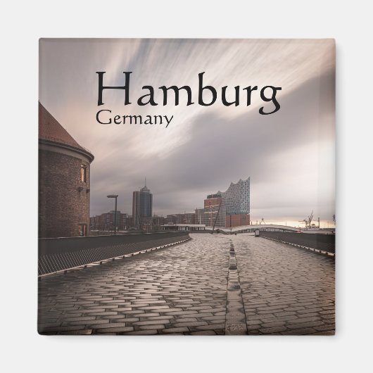 Hamburg Germany Magnet (Voorkant)