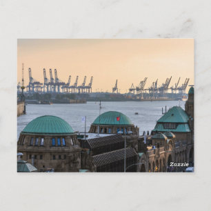 hamburg hafen briefkaart