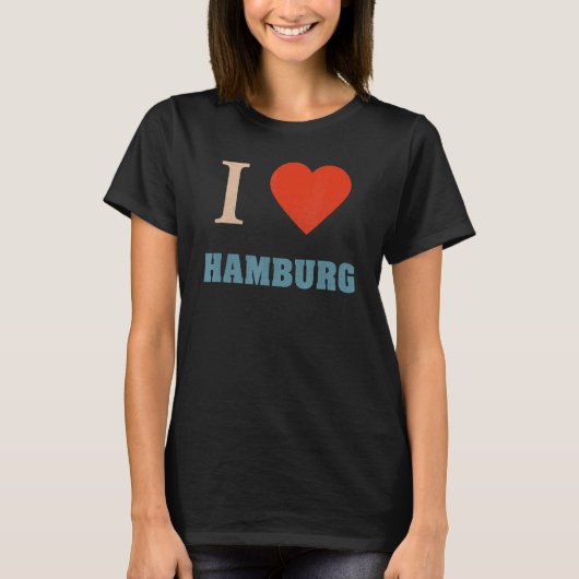 Hamburg Hamburger Northern Germany Harbour Low Ger T-shirt (Voorkant)