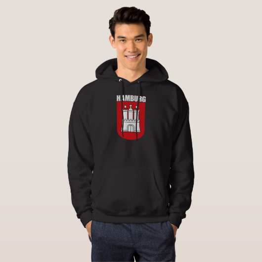 Hamburg (Hansestadt) Hoodie (Voorkant volledig)