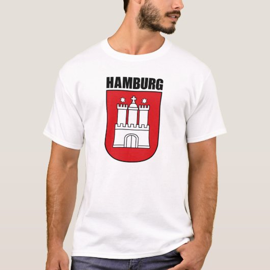 Hamburg (Hansestadt) T-shirt (Voorkant)