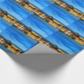 Hamburg Harbour Hafen Deutschland Alster Night Cadeaupapier (Hoek)