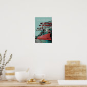 Hamburg Harbour - Schilderachtig Duitse haven Poster (Keuken)