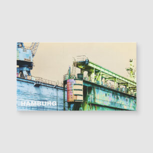 Hamburg Haven Duitsland Dock Pop Art - Magnetische