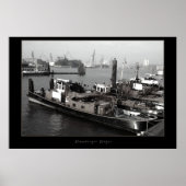 Hamburg-haven Poster (Voorkant)